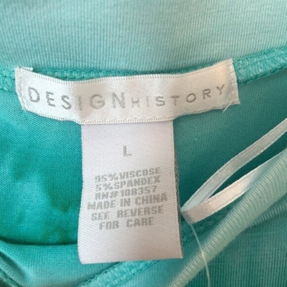 NWT Design History Set Tank M and Skirt L Green Tie Dye Stretchy Comfortable - Picture 12 of 14